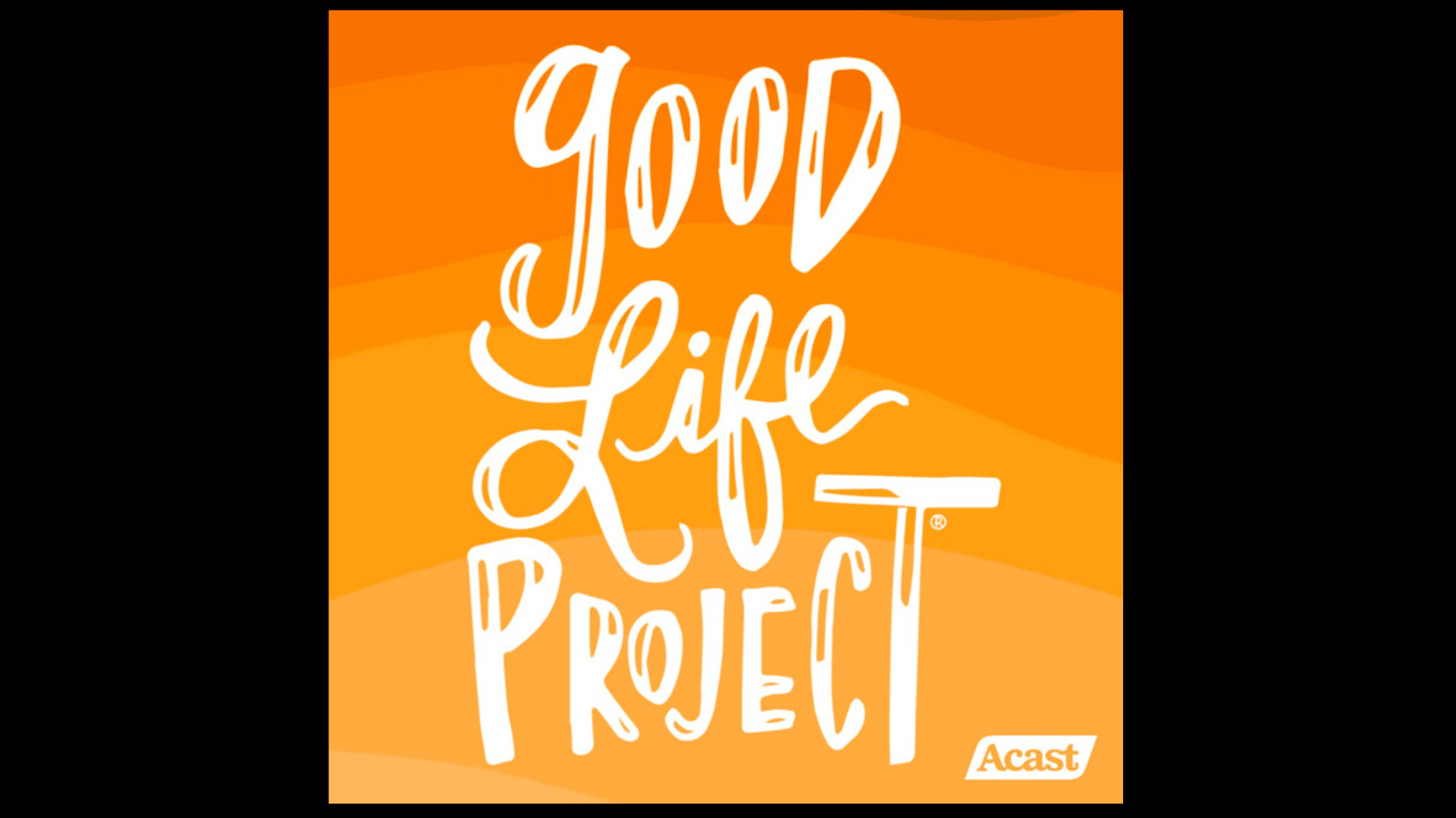 cover art for good life project showing ideas about meaning happiness wellness and personal stories