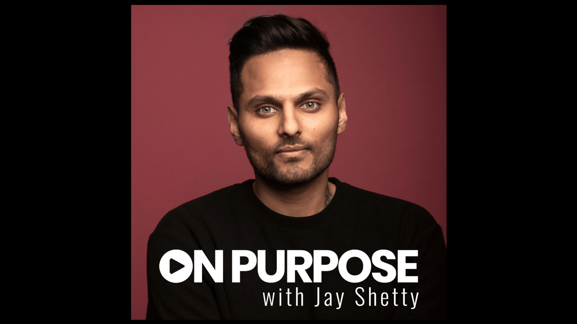 cover art for on purpose with jay shetty focused on mindful living purpose and better daily choices