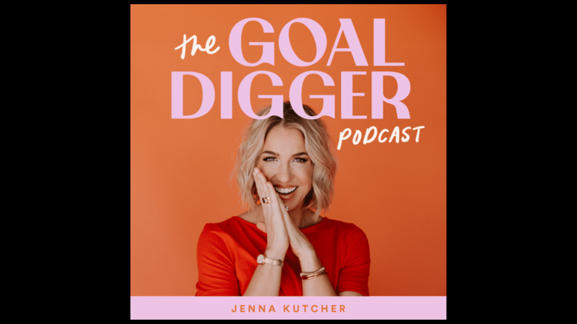 cover art for the goal digger podcast focused on business tips marketing goals and online growth