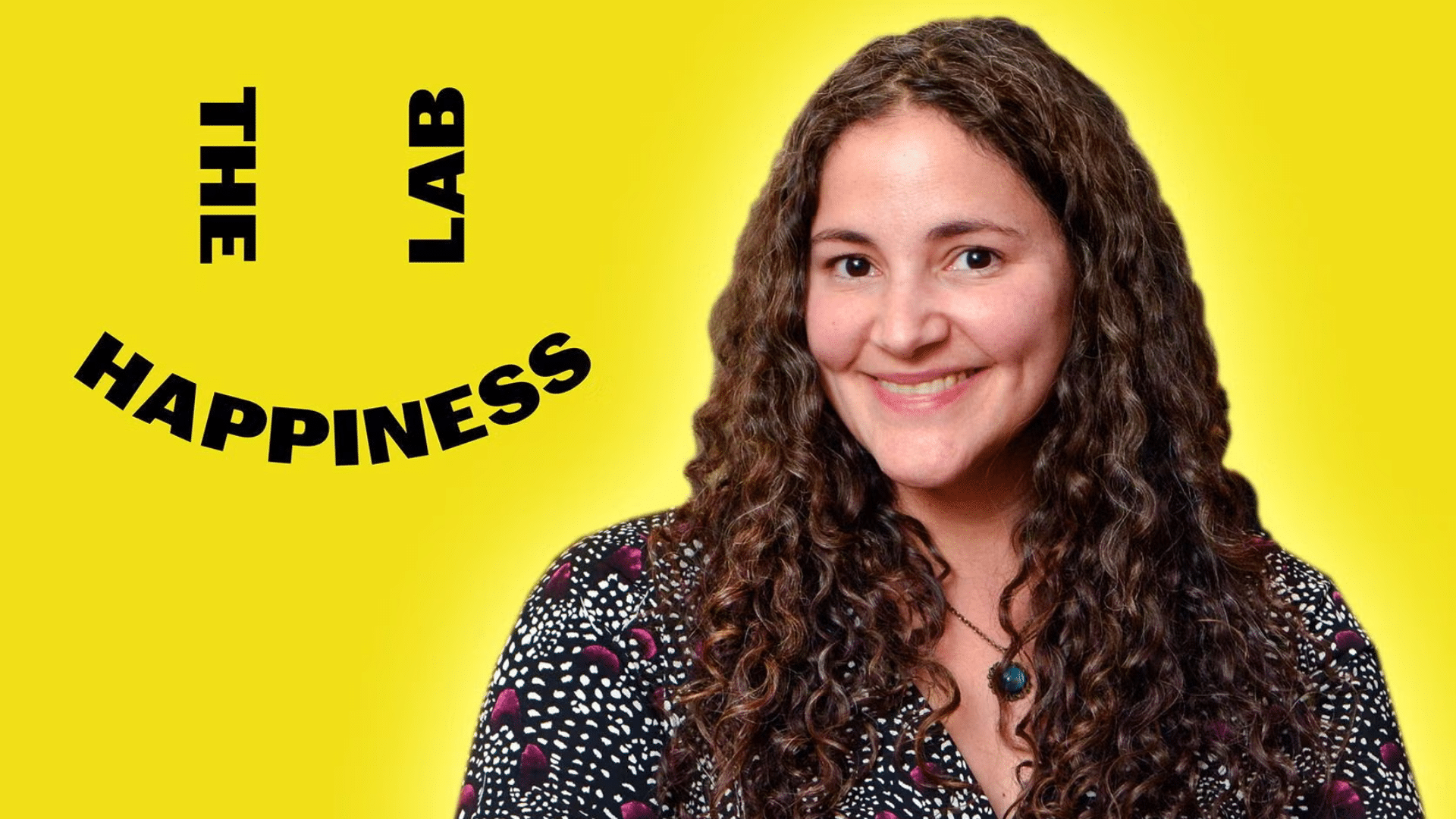 cover art for the happiness lab podcast focused on science backed tips for joy habits and wellbeing