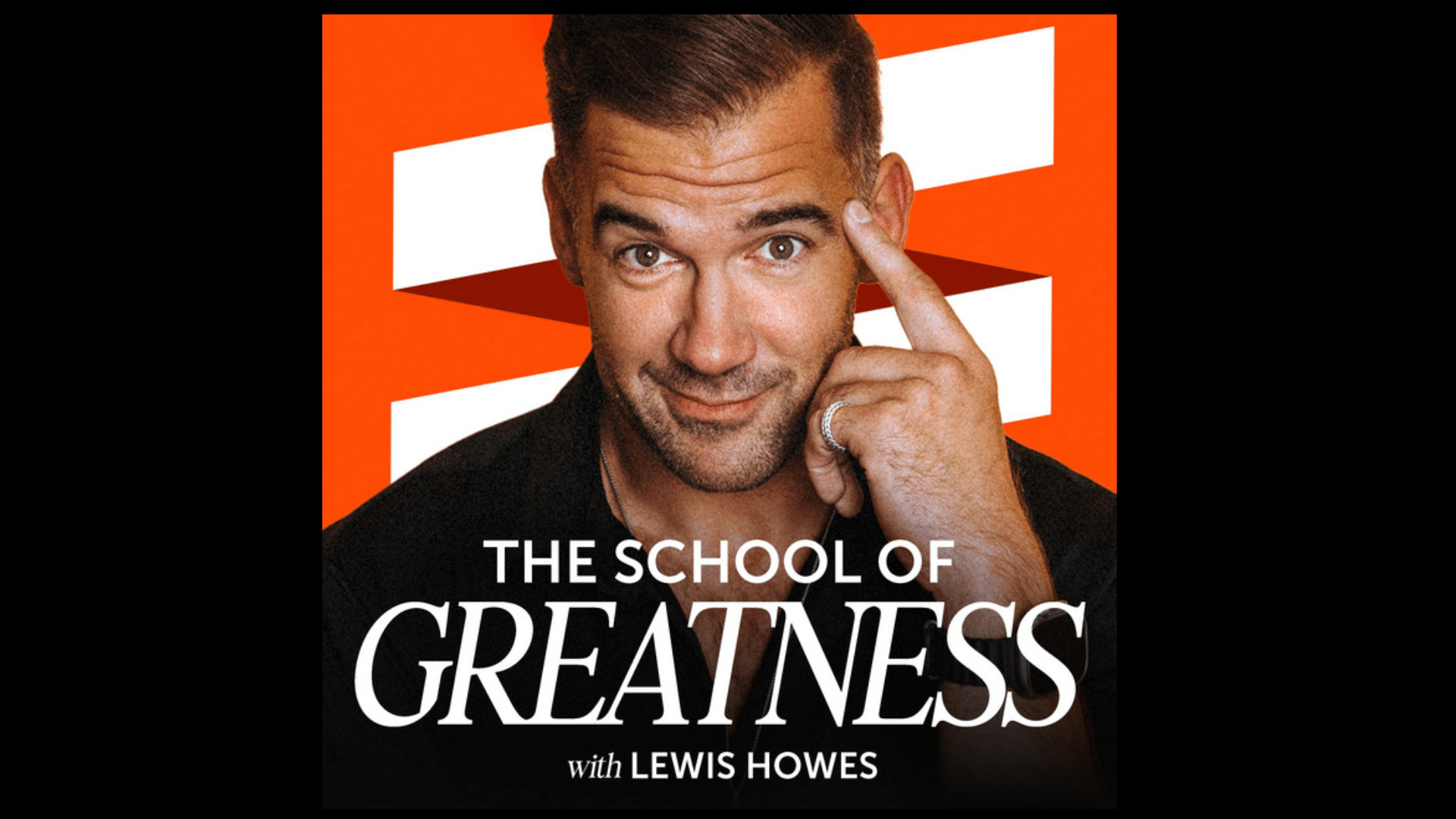 cover art for the school of greatness podcast about success lessons growth mindset and personal goals