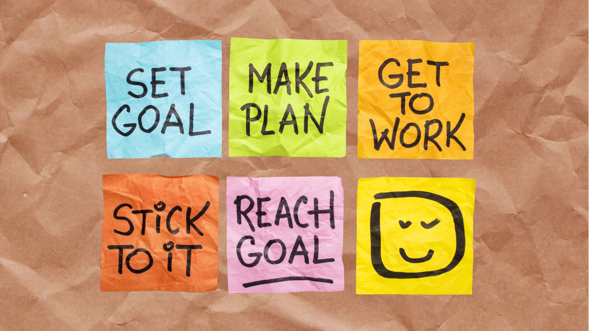 setting goalls as planning progress tracking and goal achievement representing measurable goals and success